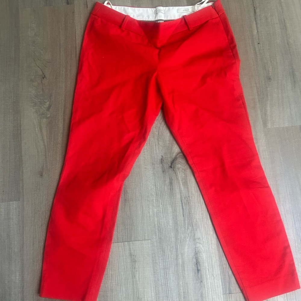 JCrew Minnie cropped pant size 8 orange